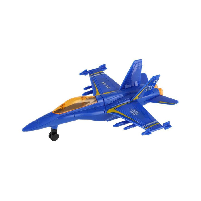 Avião de Combate Pull Back 16cm