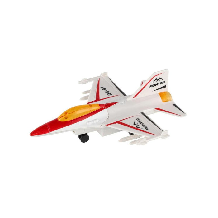 Avião de Combate Pull Back 16cm