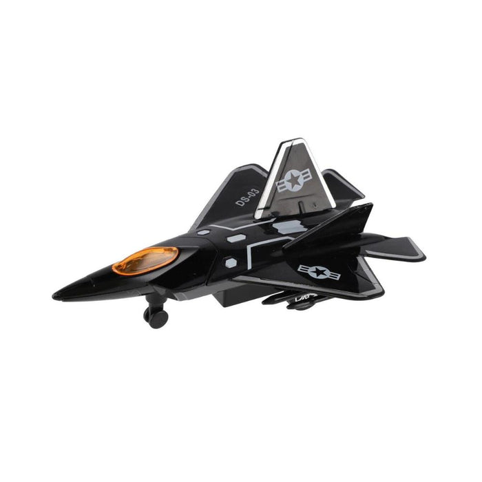 Avião de Combate Pull Back 16cm