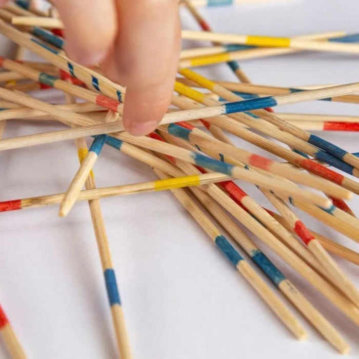 Jogo Mikado com Caixa em Madeira 20cm