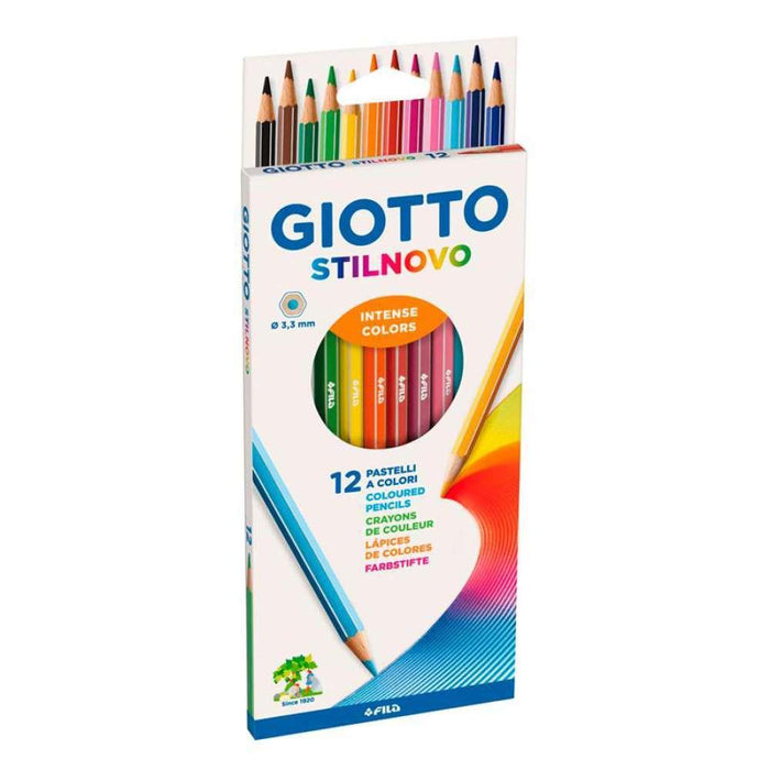 Giotto StilNovo Lápis de Cor Caixa 12 Unidades