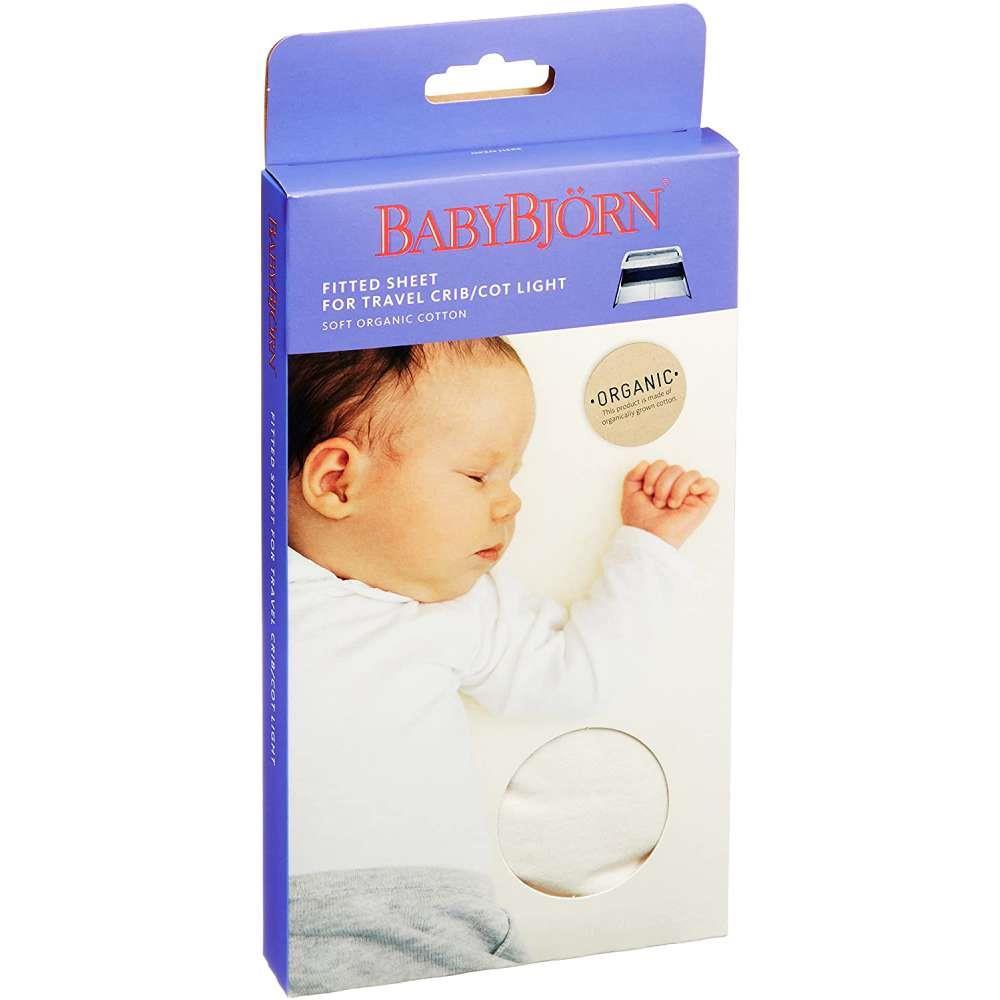 Lençol Ajustável para Cama de Viagem BabyBjörn Light