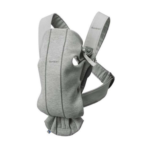 BabyBjörn Mini 3D Baby Carrier Jersey Light Gray
