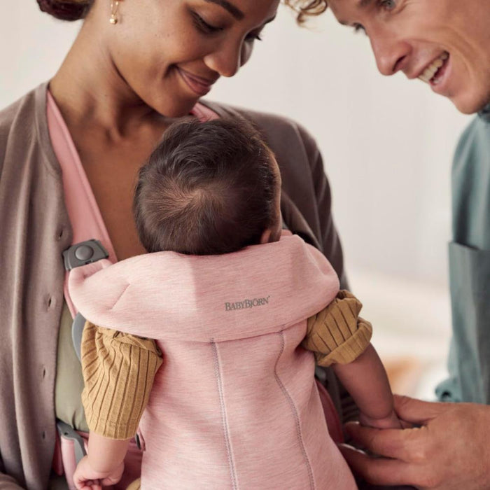 Marsúpio/Porta-Bebés BabyBjörn Mini 3D Jersey Light Pink