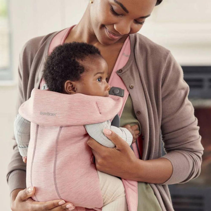 Marsúpio/Porta-Bebés BabyBjörn Mini 3D Jersey Light Pink