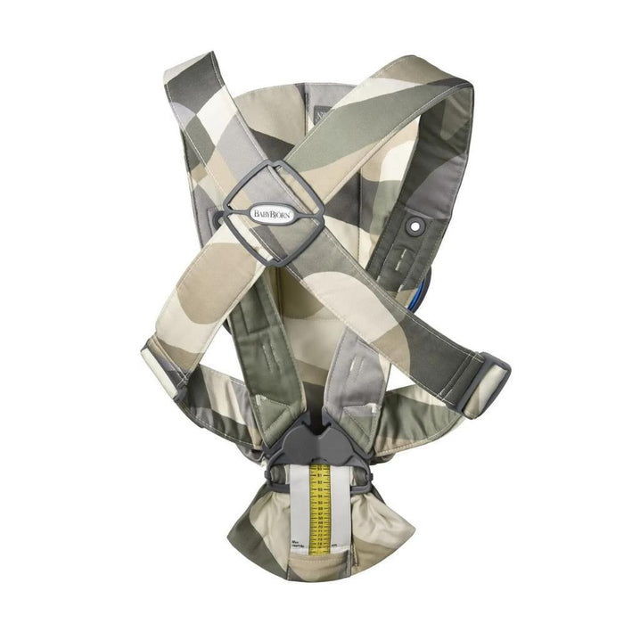 Marsúpio/Porta-Bebés BabyBjörn Mini Algodão Khaki/Green Print