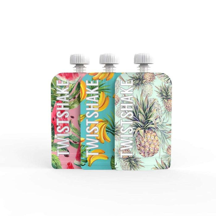 Twistshake Bolsa Comida Reutilizável 100ml 3 Unidades