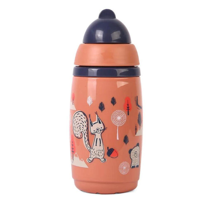 Garrafa Térmica com Palhinha Raposa Rosa 266 ml