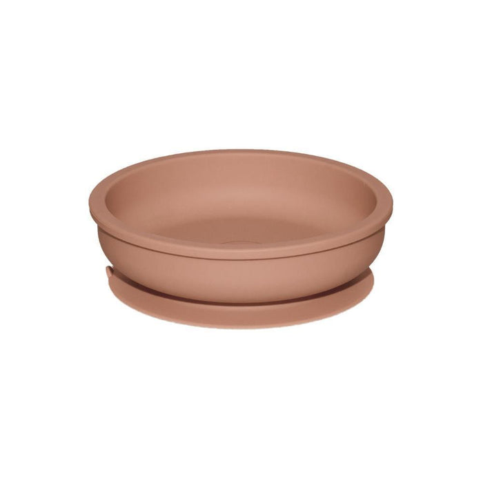 Taça em Silicone com Ventosa Baby Livia Muted Clay 300ml