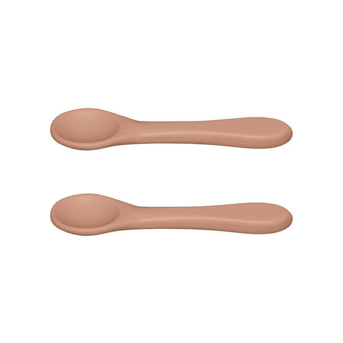 2 Colheres em Silicone Baby Livia Muted Clay