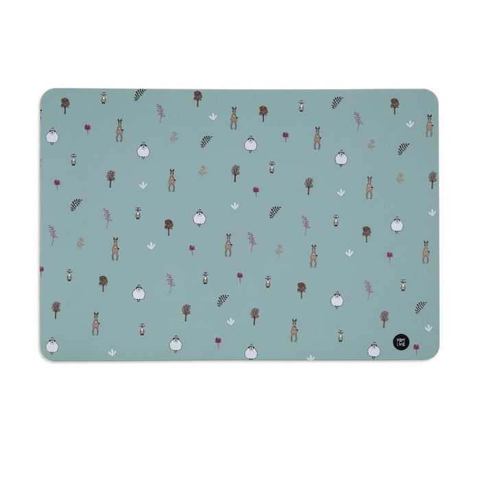 Individual em Silicone Baby Livia Blue 38x26cm