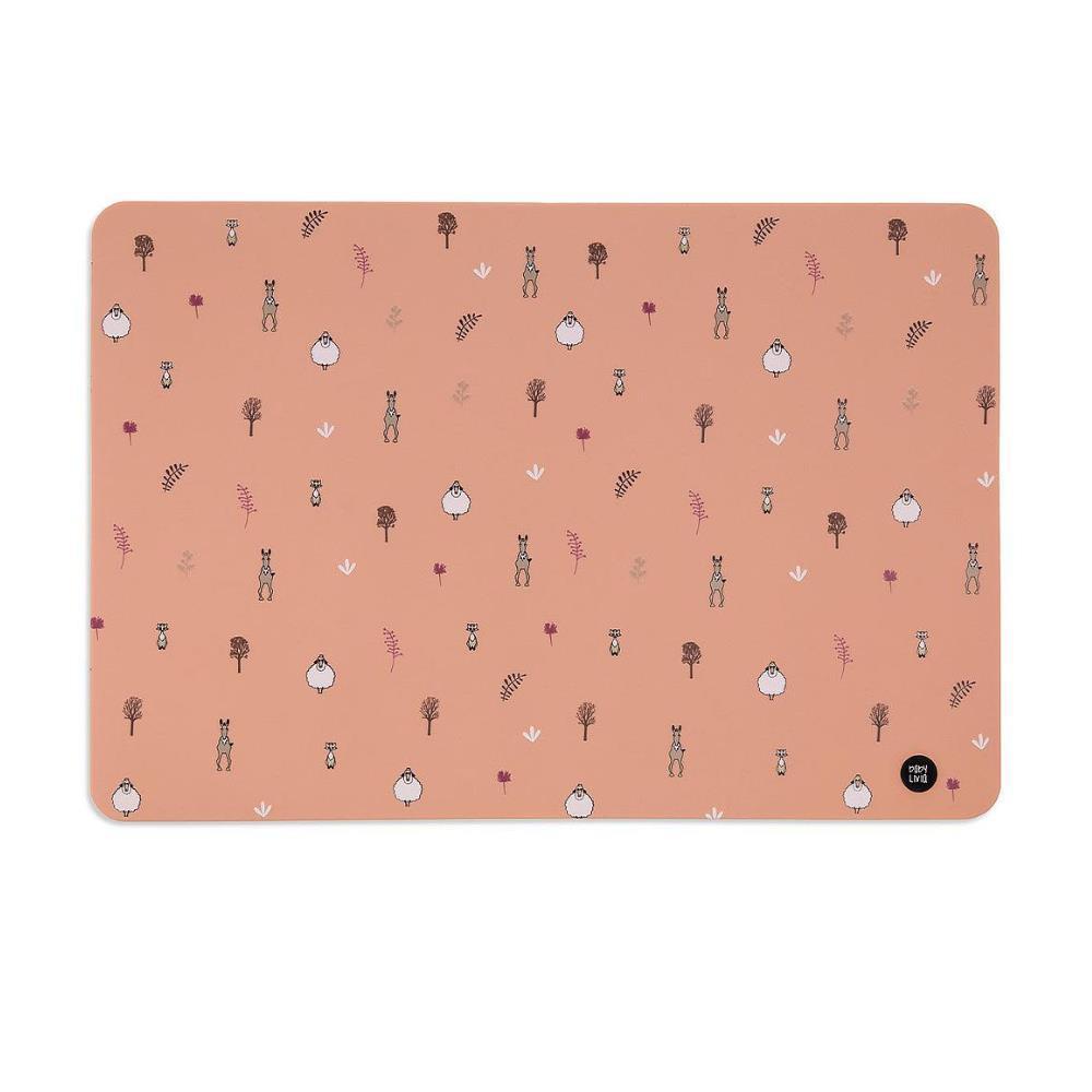 Baby Livia Silicone Placemat Muted Clay 38x26cm