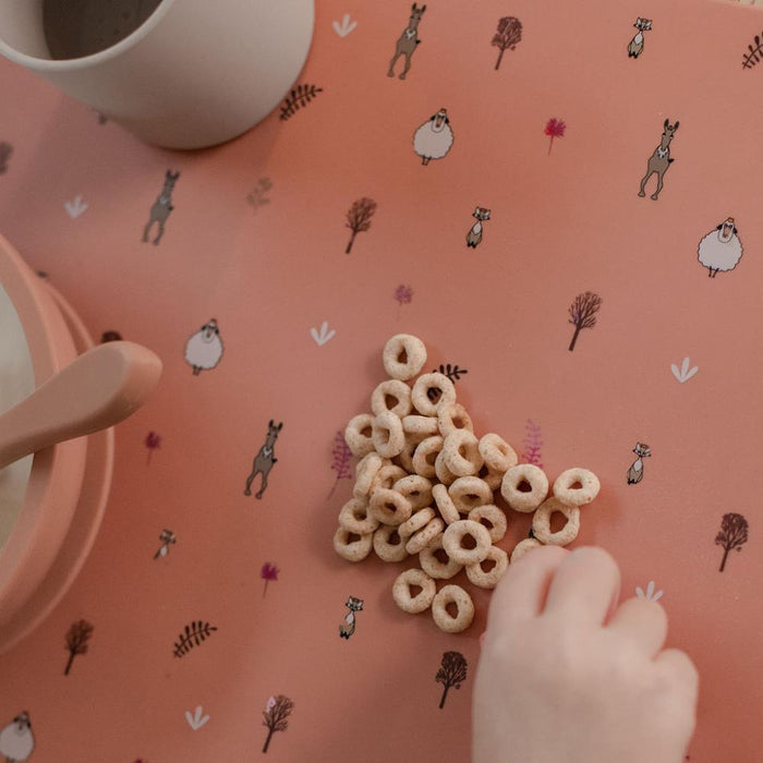 Individual em Silicone Baby Livia Muted Clay 38x26cm