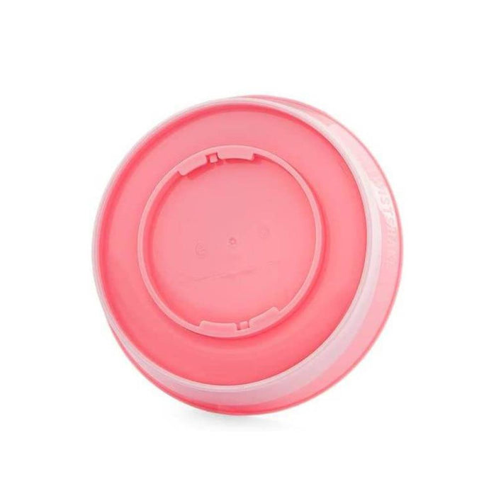 Prato em Silicone com Divisórias e Tampa Twistshake Pink 210ml