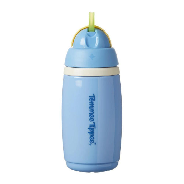 Garrafa Térmica com Palhinha Tommee Tippee Azul 266ml