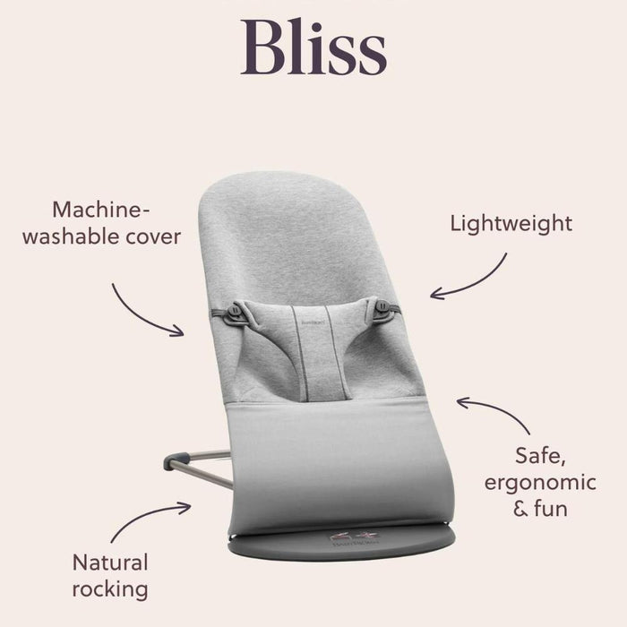 BabyBjörn Bliss 3D Jersey Lounger Light Grey