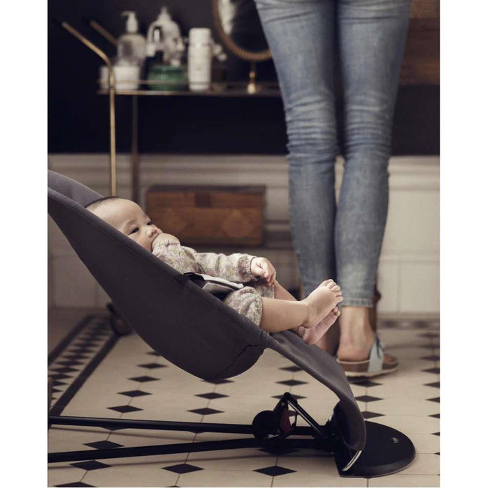 BabyBjörn Bliss 3D Jersey Lounger Charcoal Grey