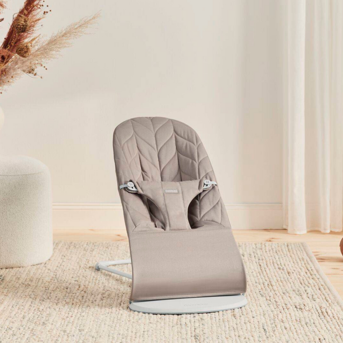 BabyBjörn Bliss Petal Sand Grey Lounger Home BabyBjorn — BabyCool