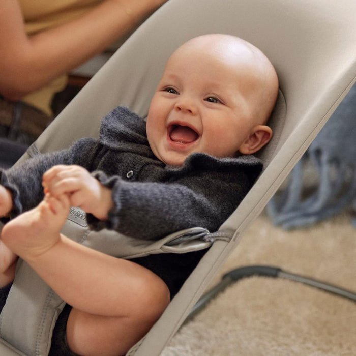 Espreguiçadeira BabyBjörn Balance Soft Tri-Fabric Sand Grey