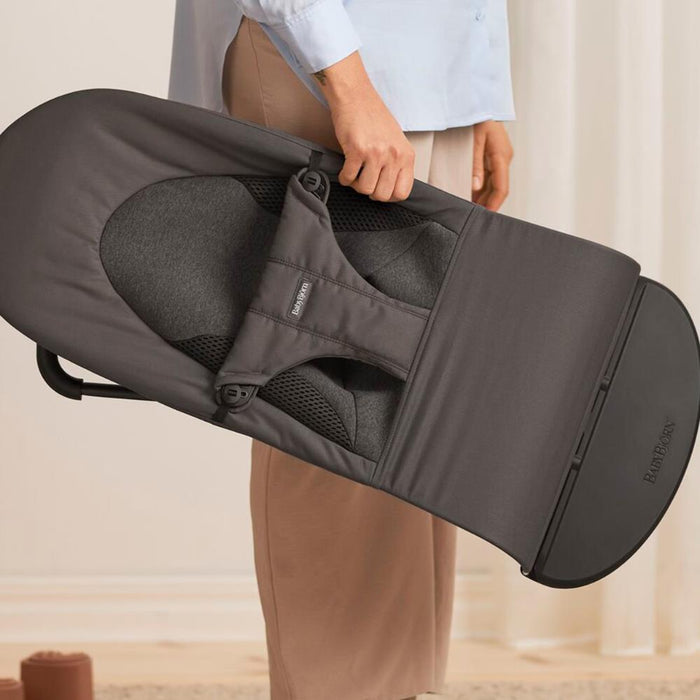 Espreguiçadeira BabyBjörn Balance Soft Tri-Fabric Dark Grey