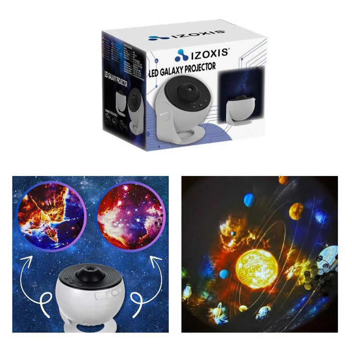 Projetor 360º Led Izoxis Planetário Sistema Solar