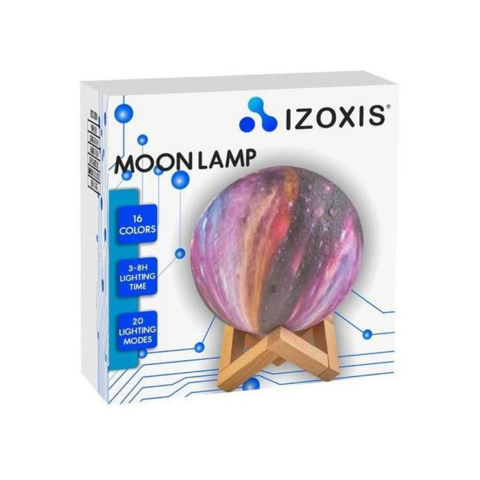 Luz de Presença Izoxis Lua com Suporte e USB RC 15 cm