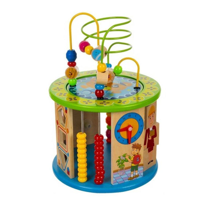 Cubo de Atividades em Madeira