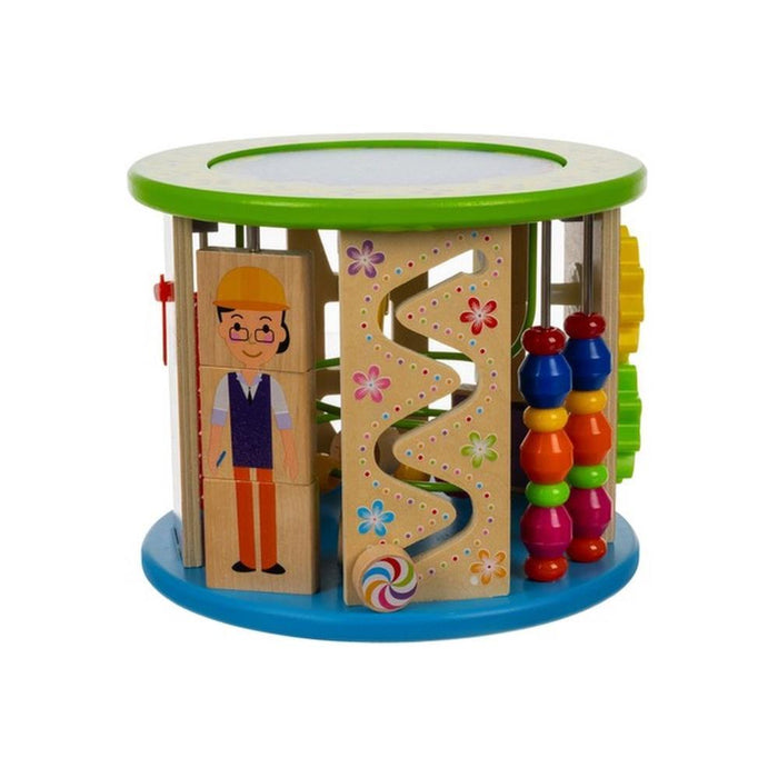 Cubo de Atividades em Madeira