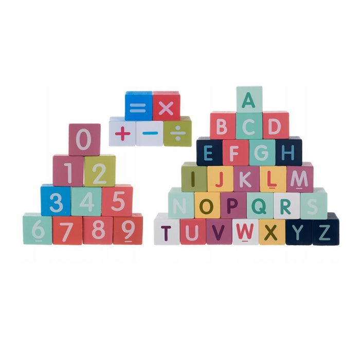 Blocos para Construção de Cidade em Madeira 100 Peças