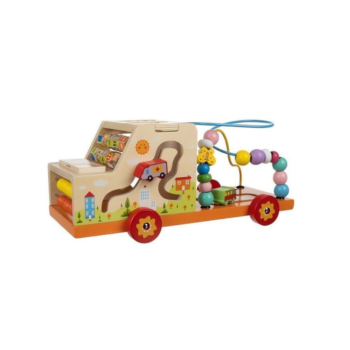 Carro de Atividades em Madeira