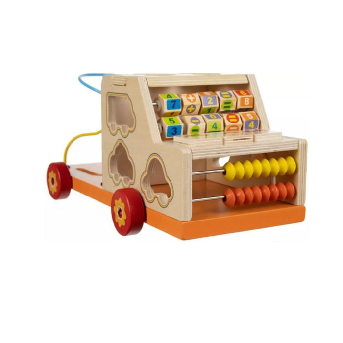 Carro de Atividades em Madeira