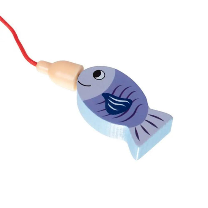 Puzzle de Formas e Jogo Pesca em Madeira