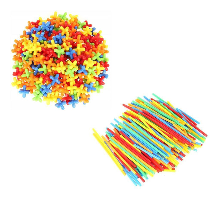 Kit de Construção com Varas 408 Peças