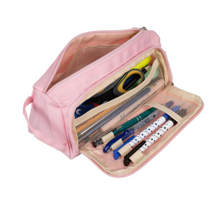 Estojo Duplo com Alça Maaleo Rosa