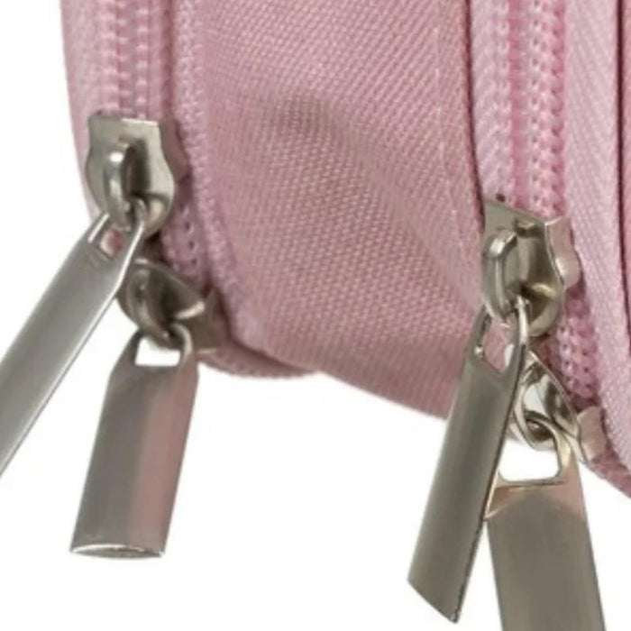 Estojo Duplo com 2 Divisórias Maaleo Rosa