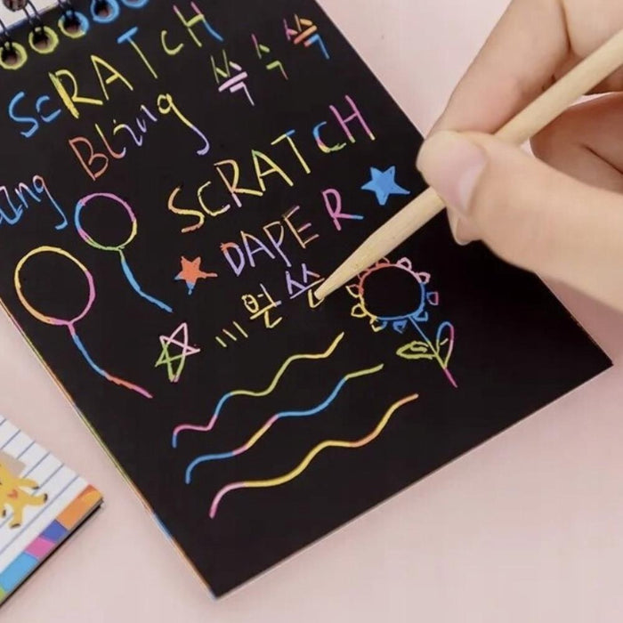 Conjunto Scratch Paper Note Good Luck Pink