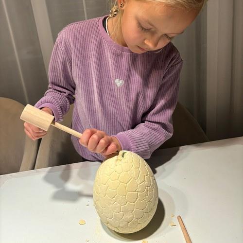 Ovo de Escavação XL com 12 Dinossauros