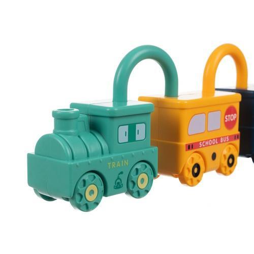 Comboios Cadeados e Chaves Montessori