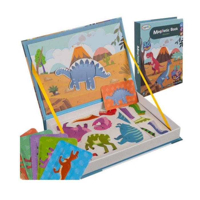 Jogo Magnético Magnetic Book Dinossauros