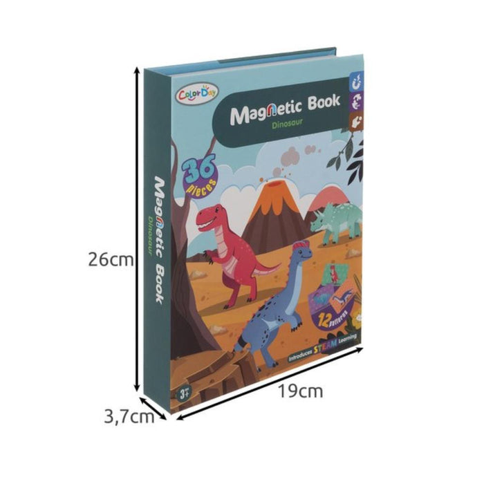 Jogo Magnético Magnetic Book Dinossauros