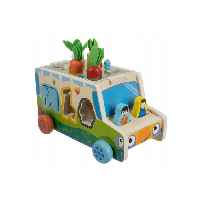 Carrinha de Atividades e Encaixe em Madeira