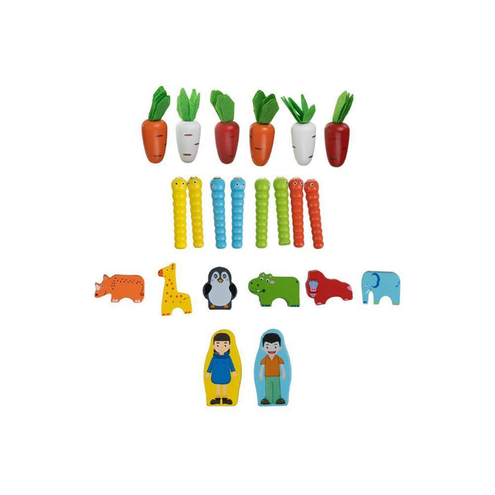 Carrinha de Atividades e Encaixe em Madeira