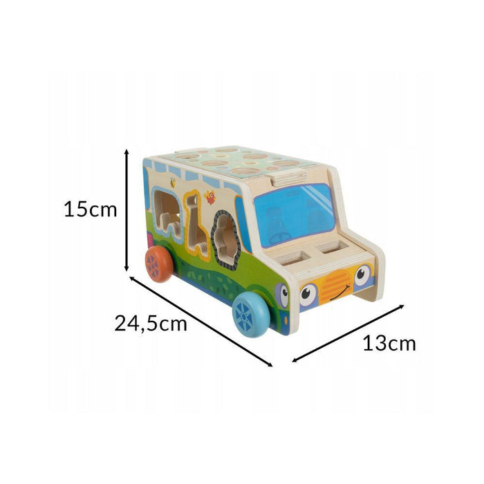 Carrinha de Atividades e Encaixe em Madeira