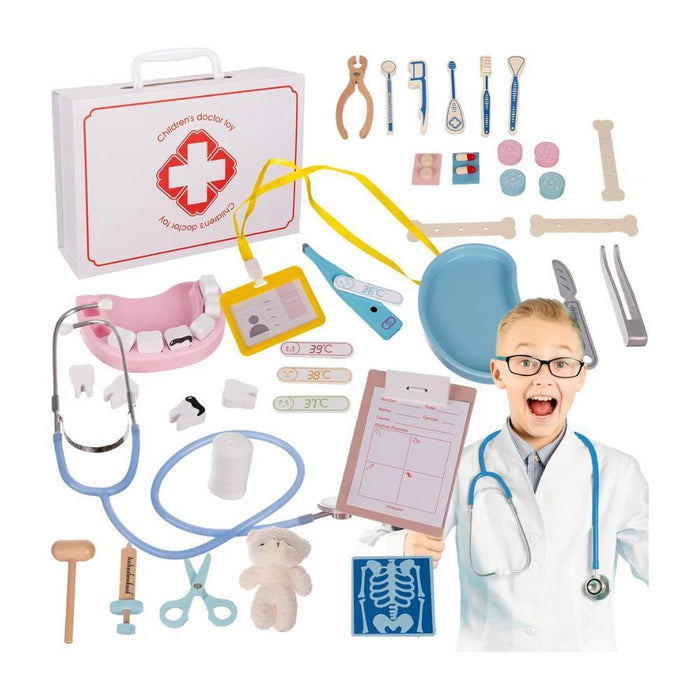 Mala de Médico e Dentista Kruzzel com Acessórios 35 Peças