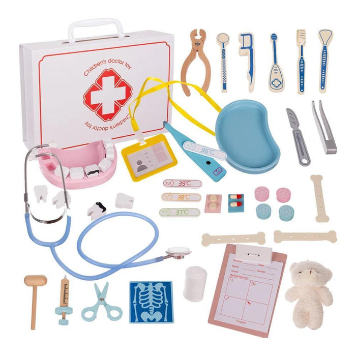 Mala de Médico e Dentista Kruzzel com Acessórios 35 Peças