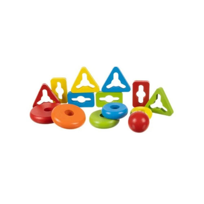 3 Torres para Organizar Formas em Madeira