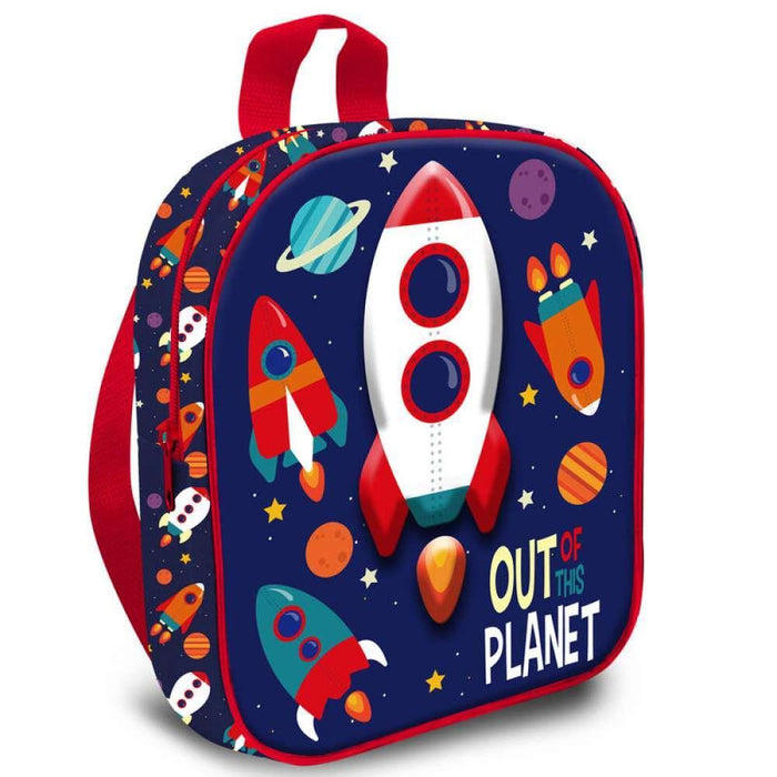 Mochila Infantil 3D Fuera de este Planeta 30cm