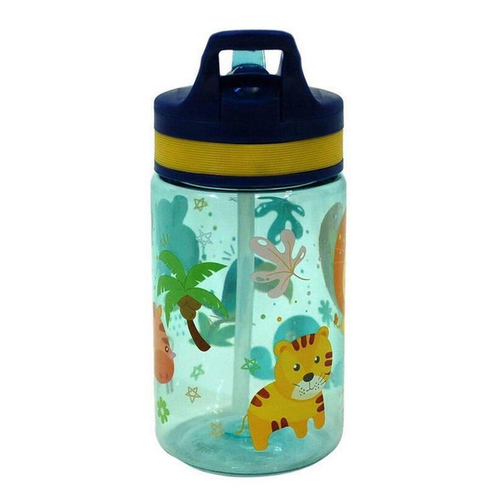 Garrafa com Palhinha Flip Into The Jungle 400ml