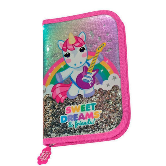 Estojo Metalizado com Material Sweet Dreams 21cm