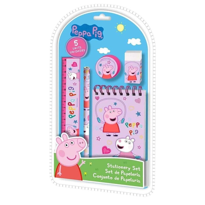 Conjunto de Papelaria Peppa Pig